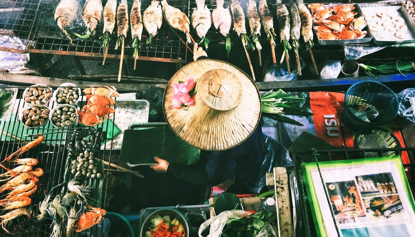 Street food, Bangkok, Thailand - travel destinations in Asia