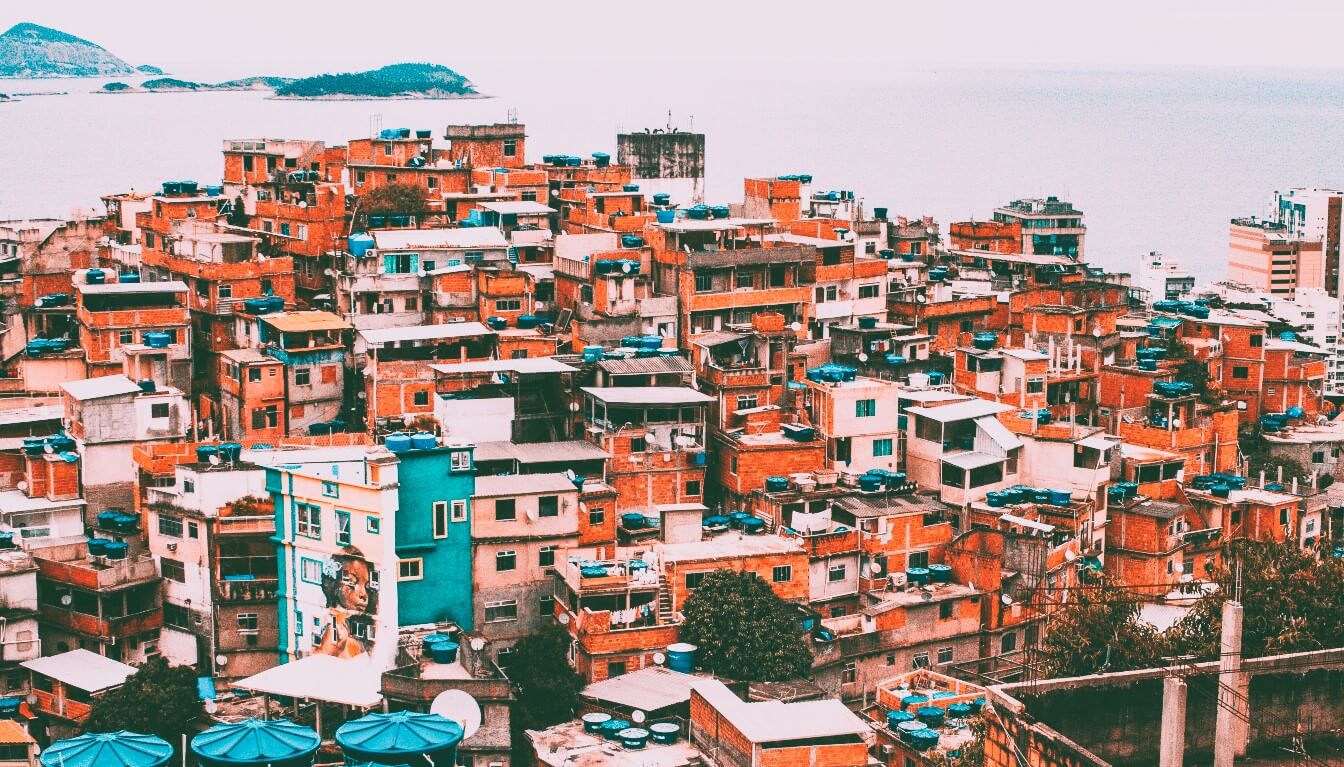 Morro do Cantagalo, Copacabana, Rio de Janeiro, Brazil - travel destinations in South America